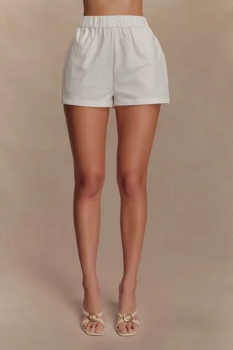Annalee katoenen Shorts – Wit