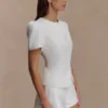 Anne satijnen minishort – Wit Anne satijnen minishort – Wit