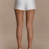Anne satijnen minishort – Wit Anne satijnen minishort – Wit