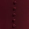 Annita crêpe halter midi-jurk – Merlot
