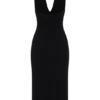 Annita crêpe halter midi-jurk – Zwart Annita crêpe halter midi-jurk – Zwart