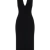 Annita crêpe halter midi-jurk – Zwart Annita crêpe halter midi-jurk – Zwart