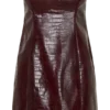 Anouk mini-jurk van imitatieleer zonder bandjes – Merlot Anouk mini-jurk van imitatieleer zonder bandjes – Merlot