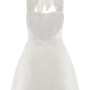 Anya linnen halter mini-jurk – Oat Marle Anya linnen halter mini-jurk – Oat Marle