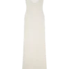 Ari-maxi-jurk van gebreid garen – Wit Ari-maxi-jurk van gebreid garen – Wit