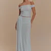 Arna mesh maxi-rok – lichtblauw Arna mesh maxi-rok – lichtblauw