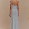 Arna mesh maxi-rok – lichtblauw Arna mesh maxi-rok – lichtblauw