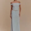 Arna mesh maxi-rok – lichtblauw Arna mesh maxi-rok – lichtblauw