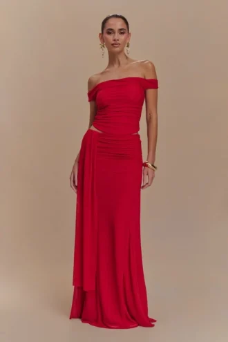 Arna mesh maxi-rok – Ruby