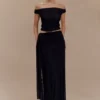 Arna mesh maxi-rok – Zwart Arna mesh maxi-rok – Zwart