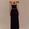 Arna mesh maxi-rok – Zwart Arna mesh maxi-rok – Zwart