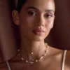 Aryanne gelaagde parelchoker – Parel Aryanne gelaagde parelchoker – Parel