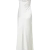 Ashley maxi-jurk met cowl-hals van kant en satijn – ivoor Ashley maxi-jurk met cowl-hals van kant en satijn – ivoor
