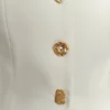 Asia Mixed Button Blazer – Ivoor