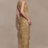 Astor met de hand versierde maxi-jurk – goud Astor met de hand versierde maxi-jurk – goud