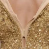 Astor met de hand versierde maxi-jurk – goud Astor met de hand versierde maxi-jurk – goud