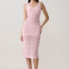 Atlantis gehaakte midi-rok – Babyroze Atlantis gehaakte midi-rok – Babyroze