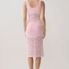 Atlantis gehaakte midi-rok – Babyroze Atlantis gehaakte midi-rok – Babyroze