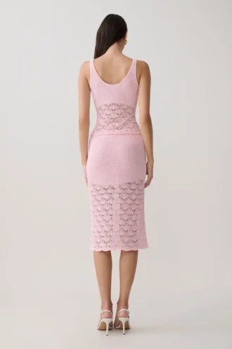 Atlantis gehaakte midi-rok – Babyroze