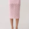 Atlantis gehaakte midi-rok – Babyroze Atlantis gehaakte midi-rok – Babyroze