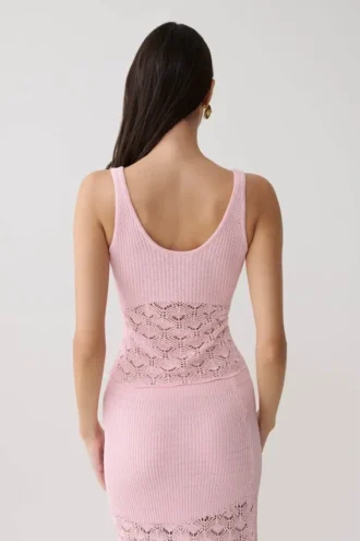Atlantis gehaakte top – Babyroze