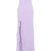 Audrey off-shoulder maxi-jurk van mesh – lila Audrey off-shoulder maxi-jurk van mesh – lila