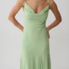 Aurelia Chiffon Maxi Jurk – Sage Aurelia Chiffon Maxi Jurk – Sage