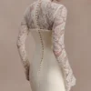 Aurelie maxi-jurk met lange mouwen en kant – ivoor Aurelie maxi-jurk met lange mouwen en kant – ivoor