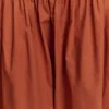 Autumn maxi-rok – gebrand oranje