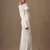 Avery maxi-jurk met lange mouwen – ivoor Avery maxi-jurk met lange mouwen – ivoor