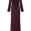 Avery maxi-jurk met lange mouwen – Pruim Avery maxi-jurk met lange mouwen – Pruim