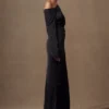 Avery maxi-jurk met lange mouwen – Zwart Avery maxi-jurk met lange mouwen – Zwart