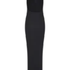 Ayella maxi-jurk met cowl-hals – Zwart