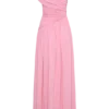 Ayeshya slinky asymmetrische maxi-jurk – Candy Pink Ayeshya slinky asymmetrische maxi-jurk – Candy Pink