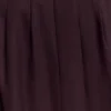 Aysha linnen midi-jurk met knopen – Chocoladebruin Aysha linnen midi-jurk met knopen – Chocoladebruin