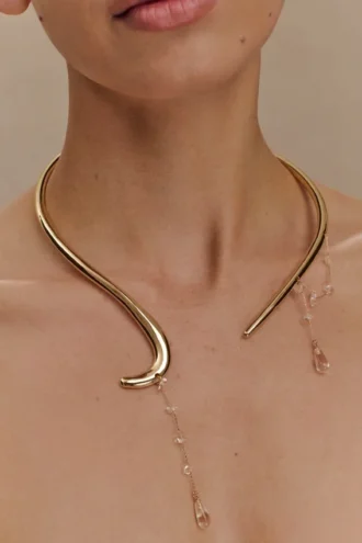 Azura Teardrop-ketting – Goud Azura Teardrop-ketting – Goud