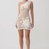 Barker handgehaakte mini-jurk – Wit Barker handgehaakte mini-jurk – Wit