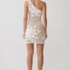 Barker handgehaakte mini-jurk – Wit Barker handgehaakte mini-jurk – Wit