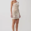 Barker handgehaakte mini-jurk – Wit Barker handgehaakte mini-jurk – Wit