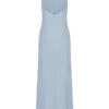Bella satijnen halter maxi-jurk – Frosted Blue Bella satijnen halter maxi-jurk – Frosted Blue