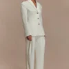 Bellamy getailleerde blazer – ivoor