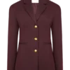 Bellamy getailleerde blazer – Mahonie
