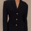Bellamy getailleerde blazer – Zwart Bellamy getailleerde blazer – Zwart