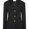Bellamy getailleerde blazer – Zwart Bellamy getailleerde blazer – Zwart