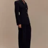 Bellamy getailleerde blazer – Zwart Bellamy getailleerde blazer – Zwart
