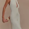 Beryl Slinky maxi-jurk met parels – ivoor Beryl Slinky maxi-jurk met parels – ivoor