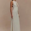 Beryl Slinky maxi-jurk met parels – ivoor Beryl Slinky maxi-jurk met parels – ivoor