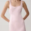 Beth satijnen mini-jurk – lichtroze Beth satijnen mini-jurk – lichtroze