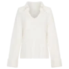 Bianka V-hals gebreide trui – gebroken wit Bianka V-hals gebreide trui – gebroken wit