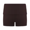 Birdie omgeslagen Short – Chocoladebruin Birdie omgeslagen Short – Chocoladebruin